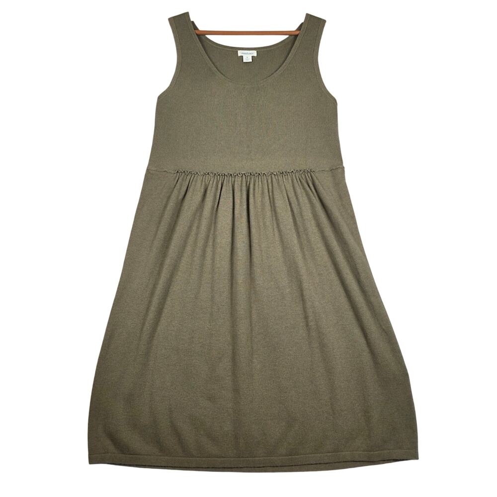 Olive Green Sundance Knit Tank Dress